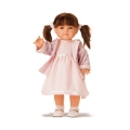 Кукла Паола, брюнетка в розовом платье, 42 см