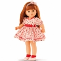 Кукла Настя в розовом платье в цветочек, 40 см