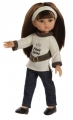 Кукла Кэрол в джинсах и белой кофте, 32 см
