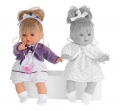 Кукла Леонора в фиолетовом, плачет, 33 см
