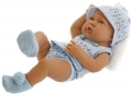 Munecas Antonio Juan Кукла-младенец Дио (мальчик) в голубом
