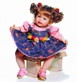 Adora Кукла Адора в платье с атласными розочками