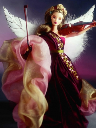 Barbie Angels of Music Коллекционная кукла Барби Ангел со скрипкой