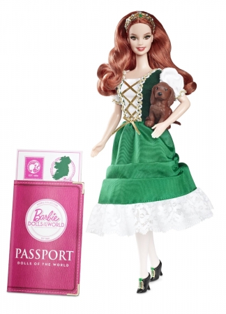 Barbie кукла Барби коллекционная "Куклы мира" Ирландия 