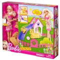 Barbie Кукла Барби и Игровая площадка для щенят