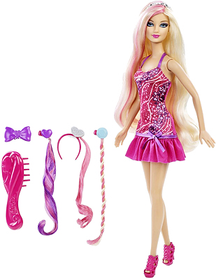 Barbie Кукла Барби и аксессуары для волос
