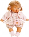 Antonio Juan Munecas Кукла Сандра в розовом, плачущая, 27 см