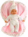 Antonio Juan Munecas Кукла-младенец Камило в белом, плачущая, 27 см