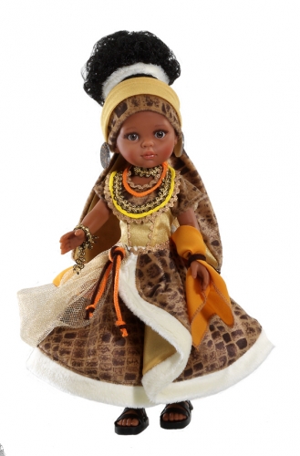 Paola Reina Кукла Нора африканка, 32см
