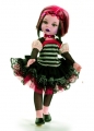 Ведьмочка с черно-розовыми волосами Кукла Паола Рейна