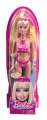 Barbie кукла Барби "Пляжный стиль" розовый купальник