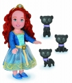 Набор с куклой "Disney Принцесса - Малышка Мерида и 3 медвежонка"